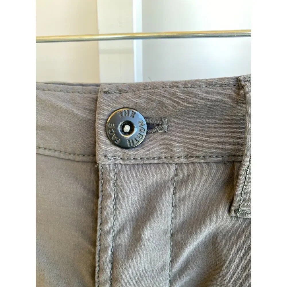 THE NORTH FACE Men 30X30 30 Short Twill Asphalt Gray Nylon Sprag 5 Pocket Pants